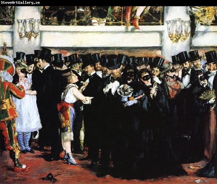 Edouard Manet Un bal a l'Opera